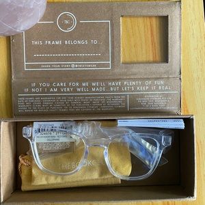 The Book Club brand blue light blocking glasses